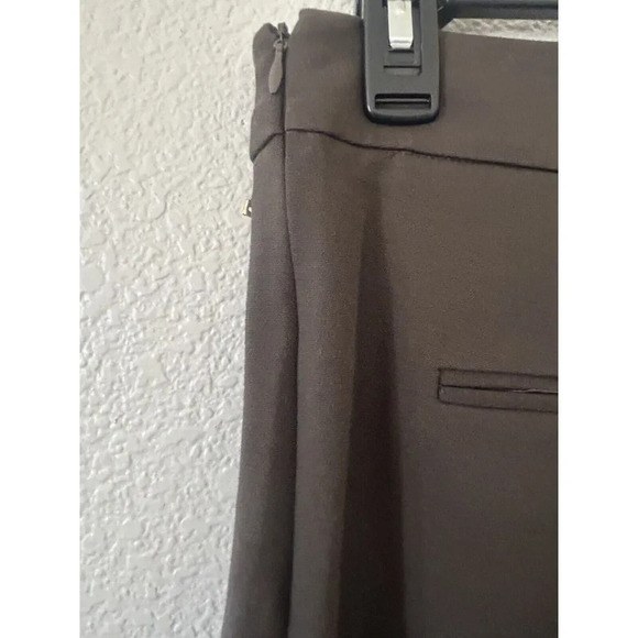 tahari womens pants green size 4 zipper on the side flat front - Picture 7 of 12